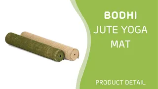 Bodhi Jute Natural Jute Yoga Mat 4mm | Detail Produktu | Flexity Yoga Shop