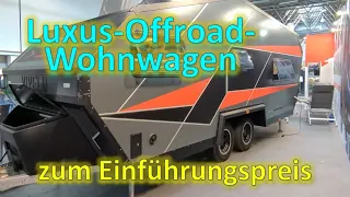 Viveld: Luxus Offroad Wohnanhänger auf dem Caravan Salon