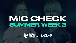 Surprise Fiddlesticks! | KIA Mic Check | 2021 LEC Summer Week 2