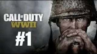 CALL OF DUTY WW2 Gameplay Walkthrough Part 1 Mission 1 D-DAY (Campaign) (No Commentary)