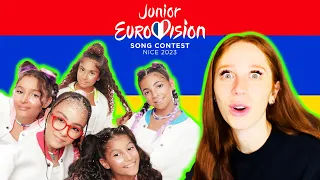 LET'S REACT TO ARMENIA'S SONG FOR JUNIOR EUROVISION 2023 //  YAN GIRLS - DO IT MY WAY