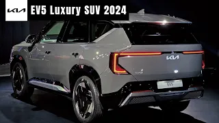 New KIA EV5 ( 2024 ) - Luxury 5Seater Electric SUV | Interior and Exterior