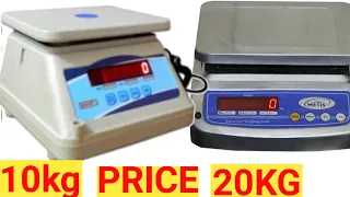 PRICE AND DETAILS OF 5kg/10 KG /20KG COMPUTER WEIGHING SCALE.SS AND ABS