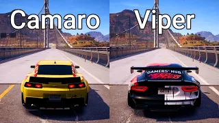 NFS Payback - Chevrolet Camaro Z28 vs SRT Viper - Drag Race