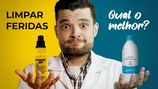 LIMPAR FERIDAS · QUAL O MELHOR PRODUTO?