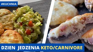 Dzien jedzenia Keto/Carnivore - pieczarki nadziewane, OMAD- KetoTravelers