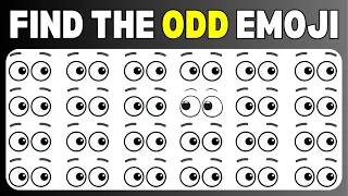 Find The Odd Emoji Out | Easy , Medium Level