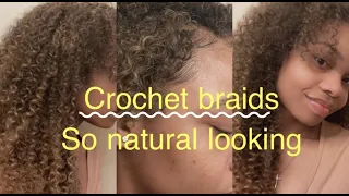 How to do Crochet braids (curly hair) #crochetbraid #hairtutorial #curlyhair