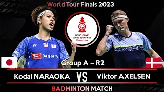 Kodai NARAOKA (JPN) vs Viktor AXELSEN (DEN) | BWF World Tour Finals 2023 Badminton