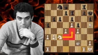 Brilliant Sacrifice to create Fire on the Board! -Kasparov vs Yusupov - USSR Chess Championship 81