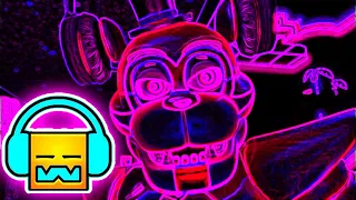 Glamrock Freddy Listening To Music Vocoded to Geometry Dash BackOnTrack - DJVI