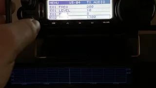 Yaesu FT-891: TX Audio Settings with MD-100, M-70, or Hand Mic