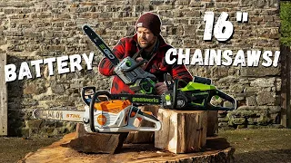 Do you need a 16” Battery Chainsaw? Watch this First! STIHL vs EGO vs Greenworks