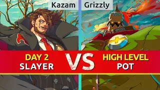 GGST ▰ Kazam (Slayer) vs Grizzly (Potemkin). Gameplay