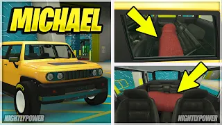 GTA 5 ONLINE MICHAEL IN THE BACK SEAT GLITCH SOLO CAR TO CAR MERGE GLITCH 1.50
