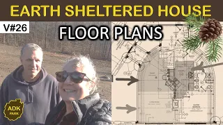 OFF GRID EARTH SHELTERED HOUSE FLOOR PLANS & DESIGN