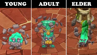 All Young, Adult & Elder Celestials Comparison | My Singing Monsters