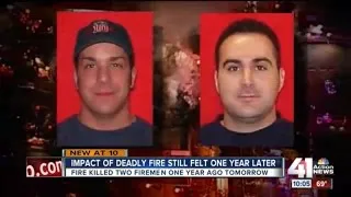 Impact of fire that killed 2 firefighters one year later