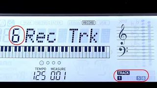 Casio CT-X700 Song Mode Tutorial Part 1-2: Quick Recording