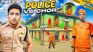 1 Police Vs 30 Chor In Free Fire Map😱😂-Free Fire India