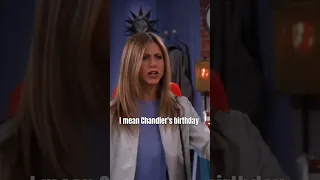 F.R.I.E.N.D.S || Rachel: I Mean Chandler's Birthday Is Even Before Mine! #shorts #friends #funny