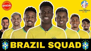 Official - Brazil Squad For Upcoming COPA AMERICA 2024....😃