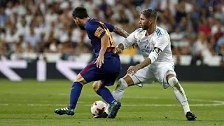 Lionel Messi vs Sergio Ramos ● Magic Dribbling Skills vs Brutal Fouls & Horror Tackles