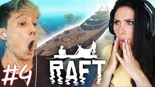 Julien und Gnu entdecken ein gefährliches verlassenes Schiff! Raft ft. Julien Bam (PART 4)