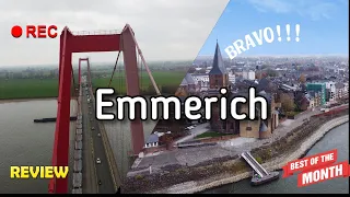 Drone images of Emmerich am Rhein