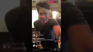 Shawn Mendes Instagram Live Stream 10/02/2018