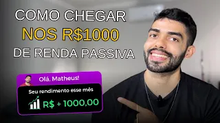 RECEBA R$1000 REAIS POR MÊS EM DIVIDENDOS COMEÇANDO COM POUCO DINHEIRO!