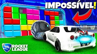 GOL DE TETRIS NO ROCKET LEAGUE, IMPOSSÍVEL FAZER GOL NESSE MAPA!