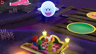 Mario Party 10 - Mario Vs Luigi Vs Peach Vs Toad - Haunted Trail