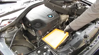 How to Replace Air Filter BMW F30 F31 320i 328i 330i xDrive - Quick and Easy Steps
