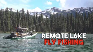 Fly Fishing Remote BC Lakes for Trout | The BEST Dry Fly Fishing Ever!