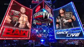 Brock Lesnar vs AJ Styles Survivor series 2017 |