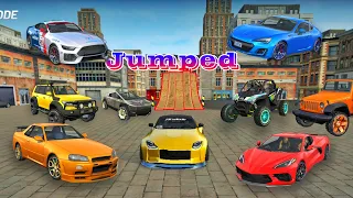 extreme car driving simulator all cars jumped 2023 - new update 2023 - part 2