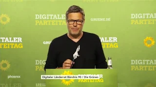 Länderrat: Rede von Robert Habeck beim ersten digitalen Parteitag der Grünen