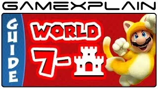 Super Mario 3D World - World 7-Castle Green Stars & Stamp Locations Guide & Walkthrough