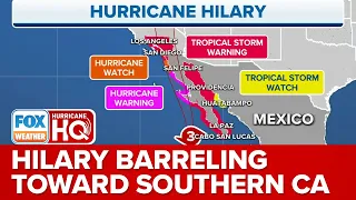 Hurricane Hilary: Southern California To Begin Feeling Impacts Saturday Night
