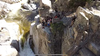 Aztec Falls Lake Arrowhead Southern California Cliff Jumping