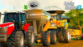 COLHEITA DE AMENDOIM NO AGRO NORTE - FARMING SIMULATOR 22 - EP 38 (AGRO NORTE)