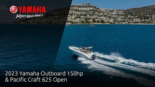 2023 Yamaha Outboard 150hp & Pacific Craft 625 Open