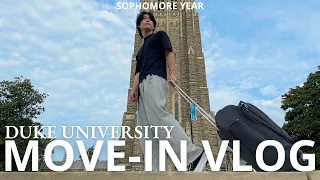 college move-in vlog || duke university (sophomore year)