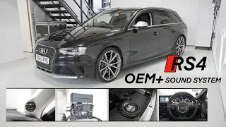 Audi B8 RS4 Sound system upgrade including Carplay!