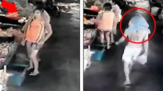 12 Scary Videos Caught On Security Cameras