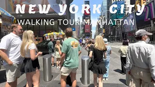 [4K] NEW YORK CITY - Walking Tour Manhattan 7th Avenue,TimesSquare ,Travel, NYC, USA, 4K