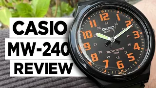 #CASIO MW-240 (Module 1330) - The simple and easy to use watch from Casio that is big on looks!