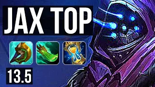 JAX vs OLAF (TOP) | 71% winrate, 6 solo kills | KR Master | 13.5