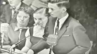 Teen Delegates Give Speech to UN (1955) | Philippines, France, Australia, Italy, Ceylon, Yugoslavia